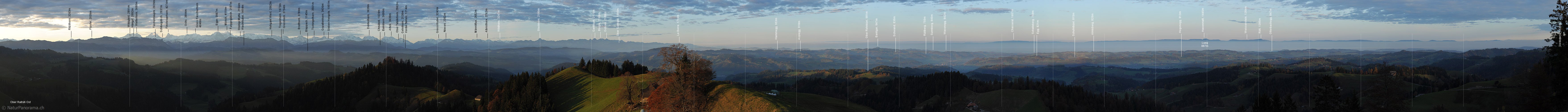 P005846: Gigapixel Panorama Morgenstimmung über dem Emmental