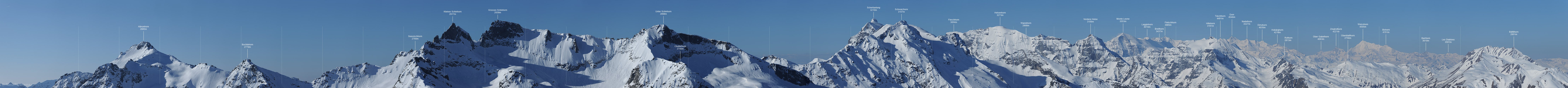P006173: Panorama Winterliche Alpenkette