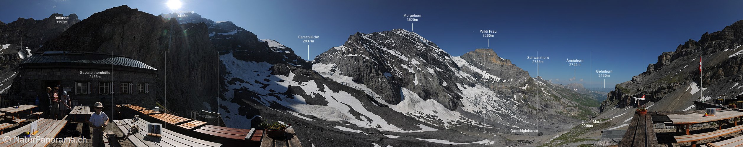 P006295: Panoramabild Gspaltenhornhütte