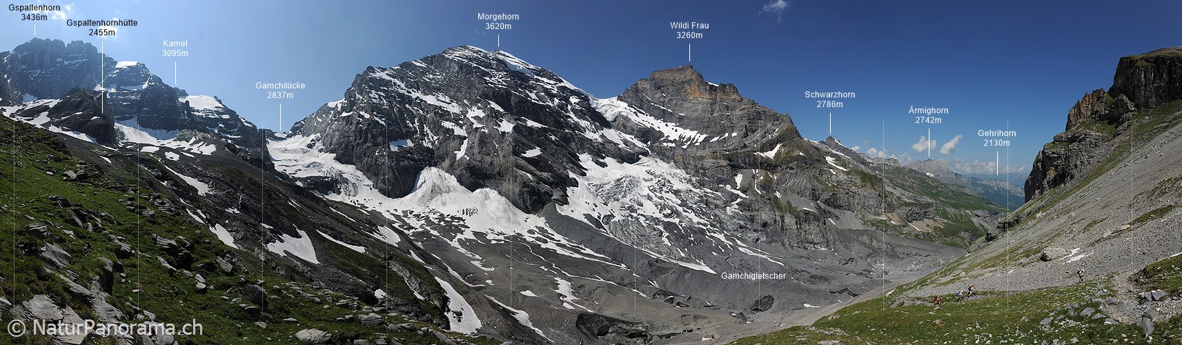 P006301: Panoramabild Morgenhorn und Gamchigletscher