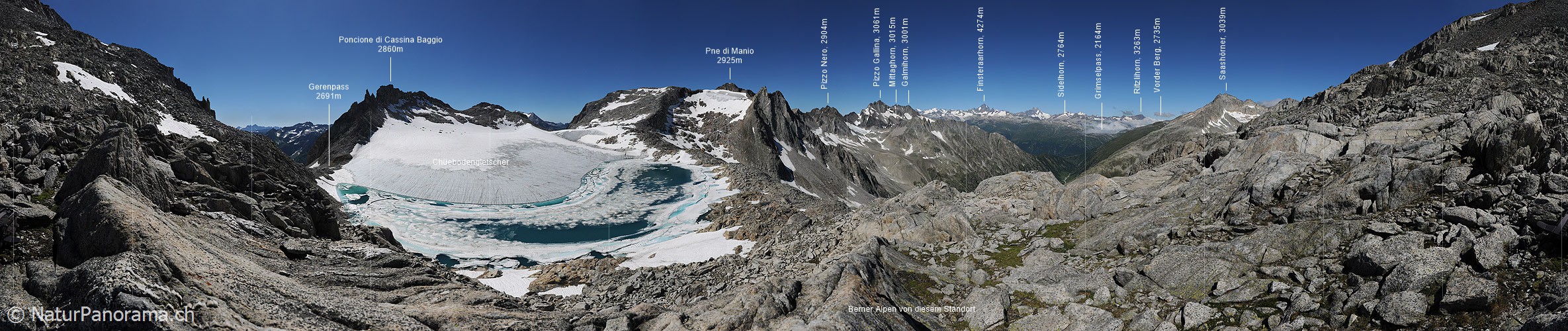 P006380: 360° Gigapixel-Panoramabild Gletschersee (Stand 7.2010)