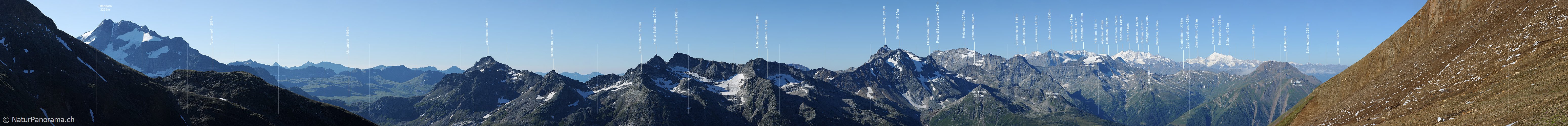 P006561: Panoramabild Binntaler und Walliser Alpen