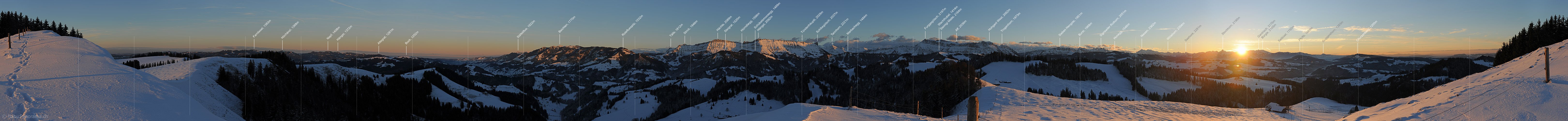 P006981: 360° Gipfelpanorama Rämisgummenhoger