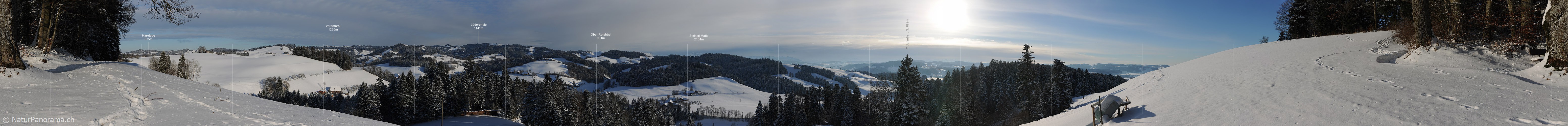 P006992: Panorama Emmentaler Winterlandschaft