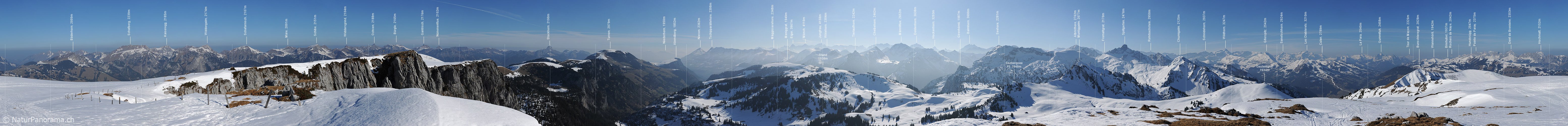 P007251: 360° Gipfelpanorama Niderhorn (Diemtigtal/Simmental)