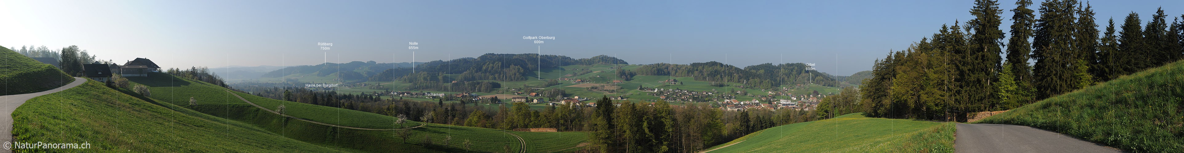 P007401: Panoramabild Emmental bei Oberburg