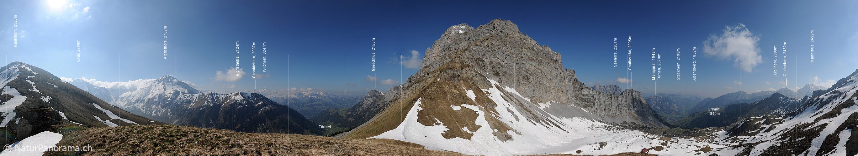 P007445: Panoramabild Grimmifurggi, Diemtigtal/Simmental