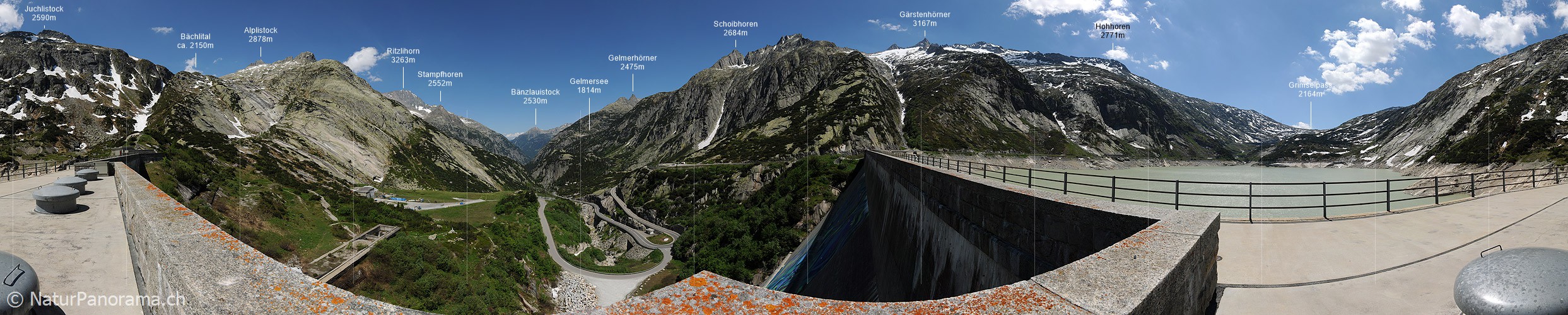 P007706: Panoramabild Staumauer Räterichsbodensee (Stausee)