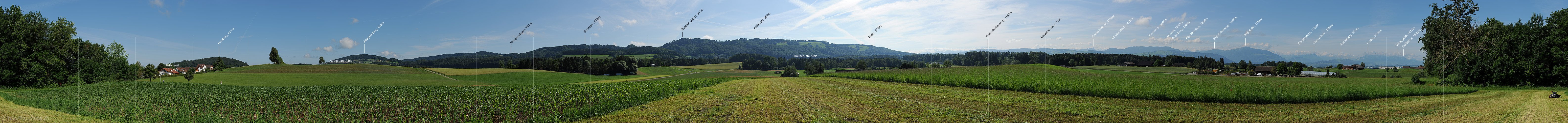 P007748: Panoramabild Knonauer Amt