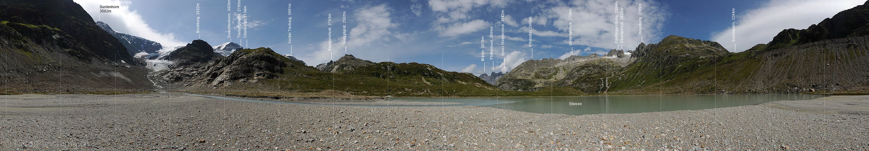 P008125: Panoramabild Steisee (Steinsee)