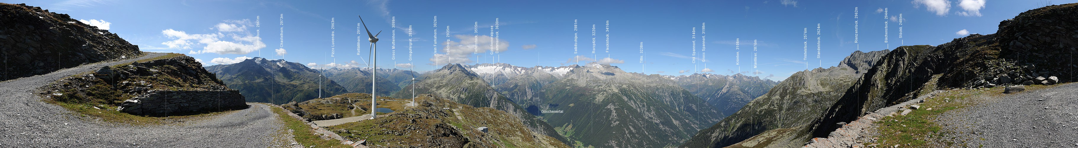 P008221: Panoramabild Windenergie (Erneuerbare Energie)