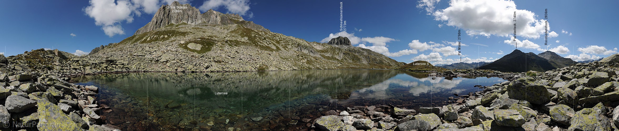 P008231: 360° Panorama view Lutersee (Andermatt, Oberalppass, Switzerland)