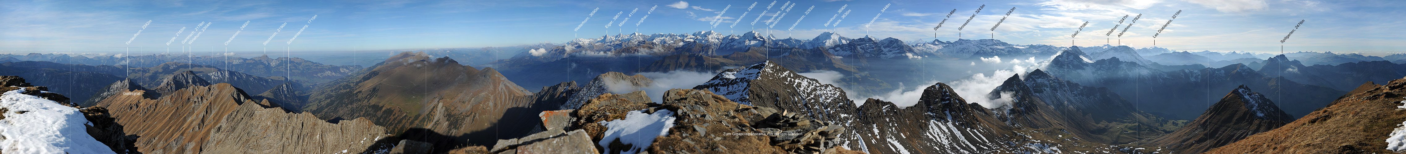 P008753: Gigapixel Gipfelpanorama Männliflue (Berner Voralpen)