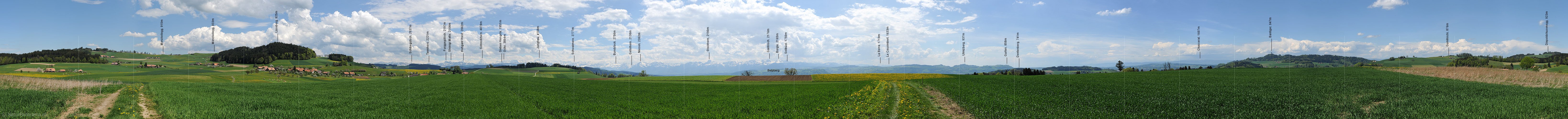 P009641: Panoramabild Frühlingslandschaft