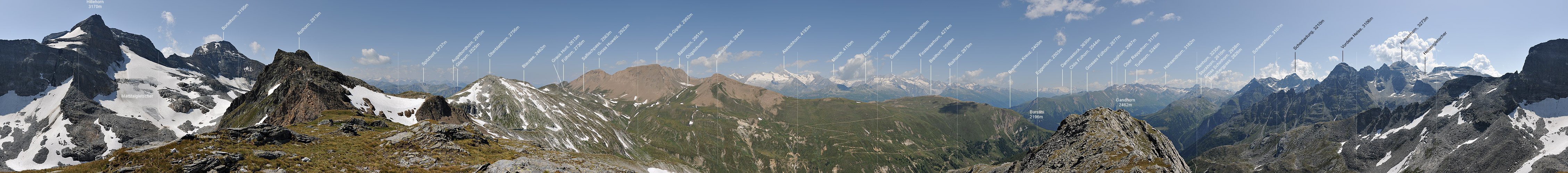 P010285: 360° Gipfelpanorama Gibelhorn (Binntal)