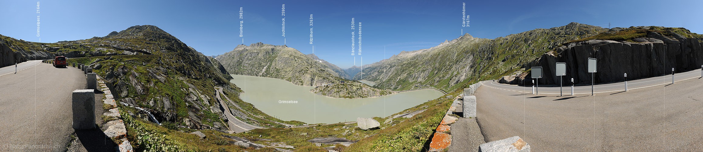 P010526: 360° Panoramafoto Alpenpass (Grimselpass)