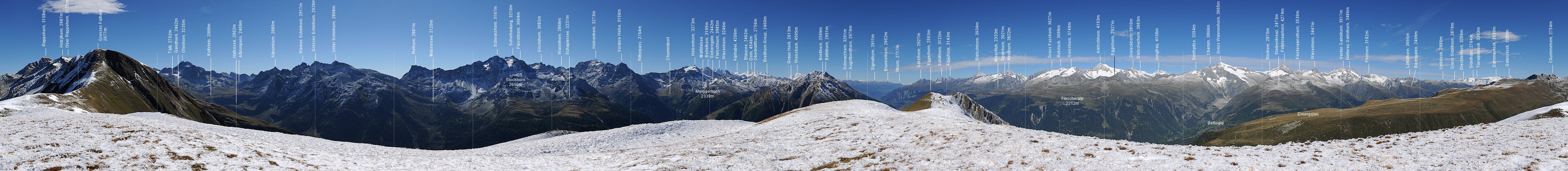 P010609: 360° Gipfelpanorama Chlis Fülhorn