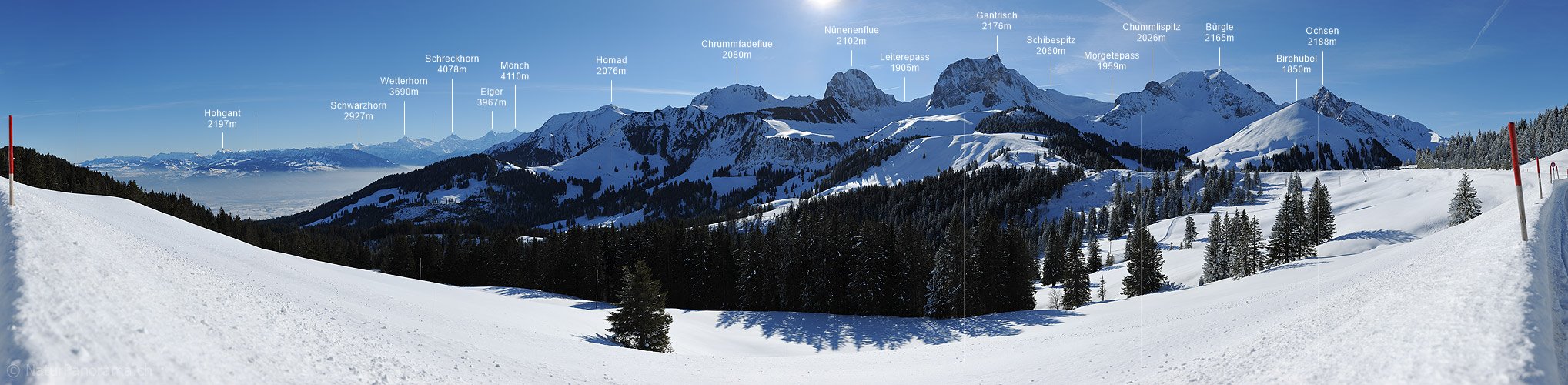 P012083: Gigapixel Panoramafoto Gurnigel (Gantrisch, Gantrischkette)
