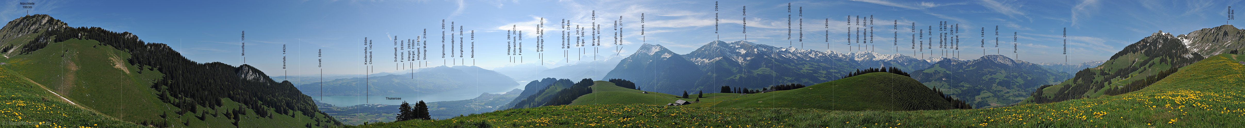 P012814: 360° Gipfelpanorama Heitihubel