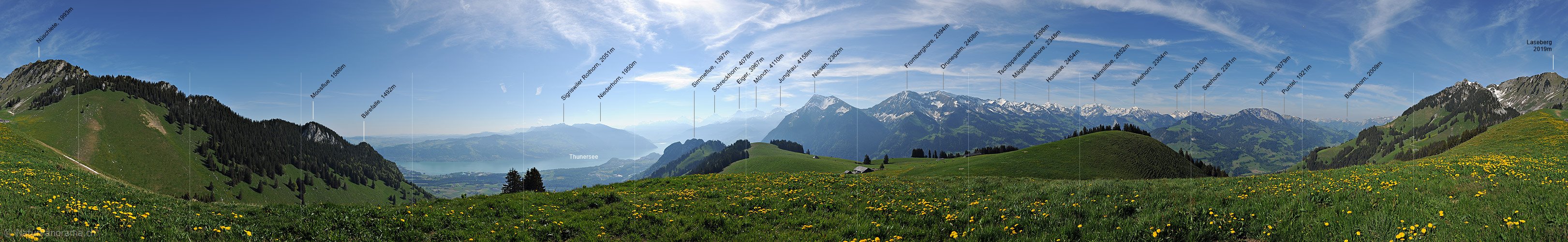 P012815: 360° Gipfelpanorama Heitihubel