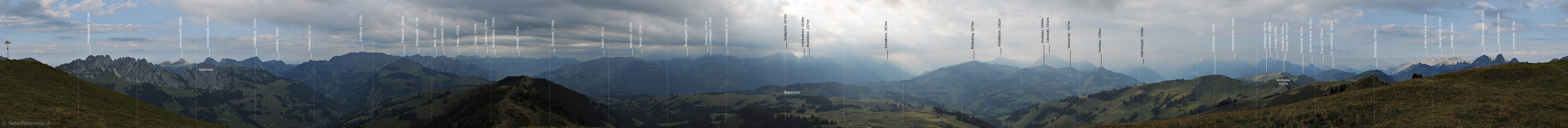 P013567: 360° Gipfelpanorama Hundsrügg