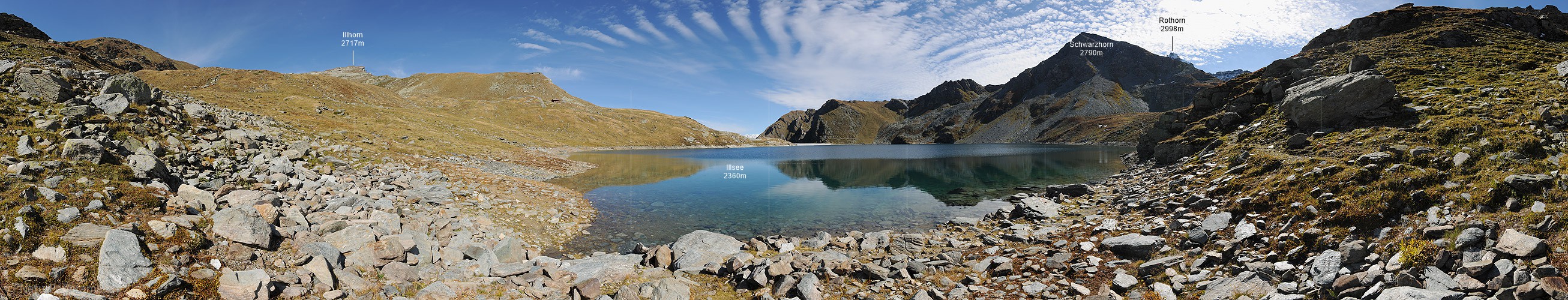 P013632: 360° Panoramafoto Illsee (Stausee)