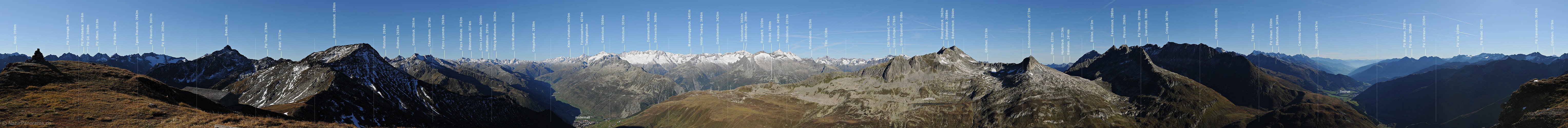 P013641: 360° Summit panorama Pazolastock