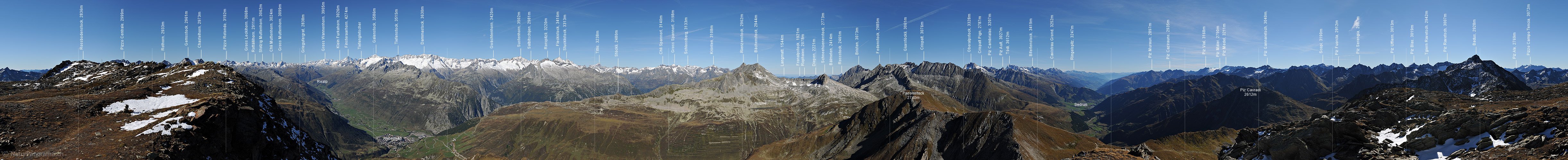 P013648: 360° Gipfelpanorama Rossbodenstock