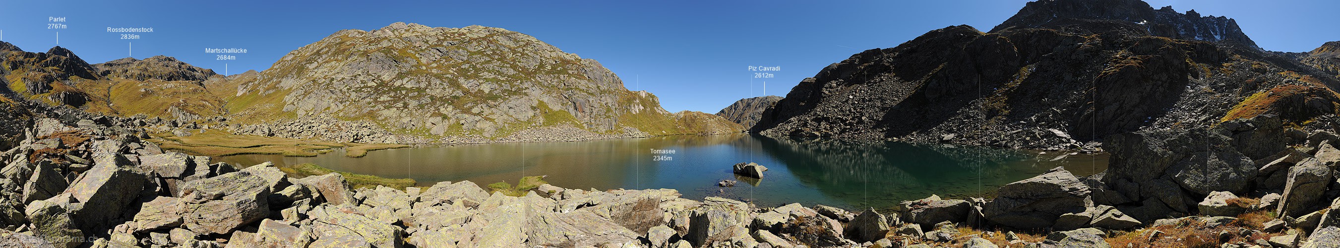 P013661: 360° Panoramafoto Tomasee (Laj da Tuma)