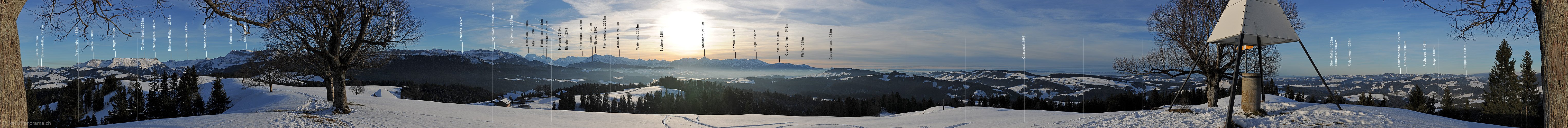 P014065: 360° Panoramaaussicht Vorder Naters (Schallenberg)