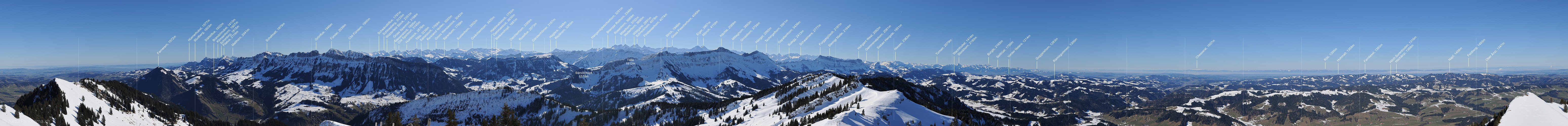 P014218a: 360° Gipfelpanorama Beichlen