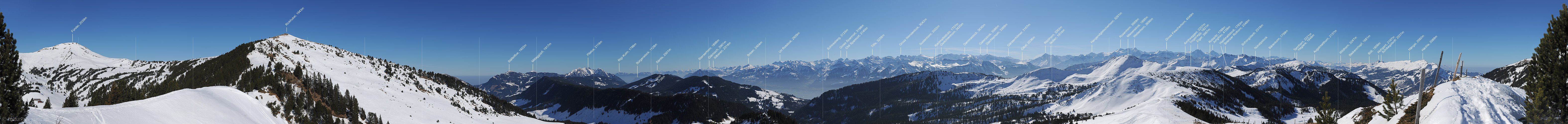 P014265: 360° Gipfelpanorama Schnabelspitz (Glaubenberg)