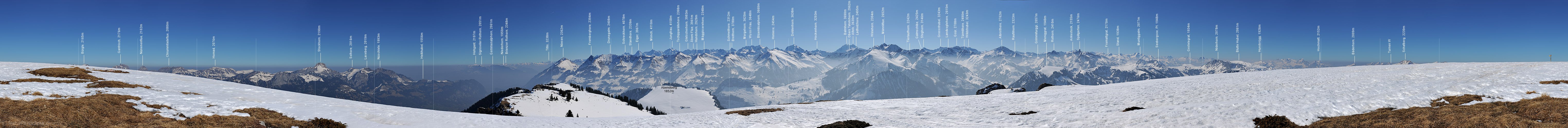 P014306: 360° Gipfelpanorama Turnen (Diemtigtal)