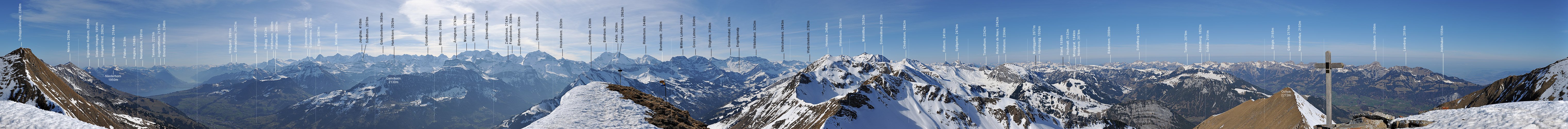 P014315: 360° Gipfelpanorama Mäggisserehore