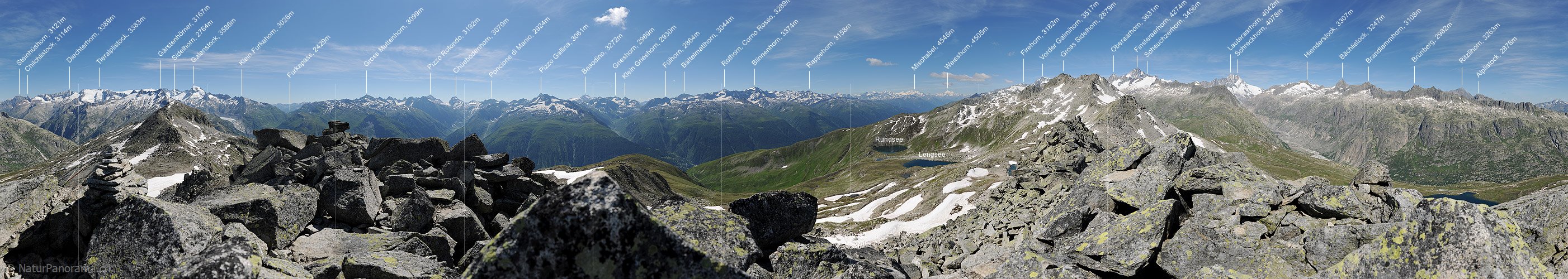 P014829: 360° Panoramafoto Goms und Oberaargebiet