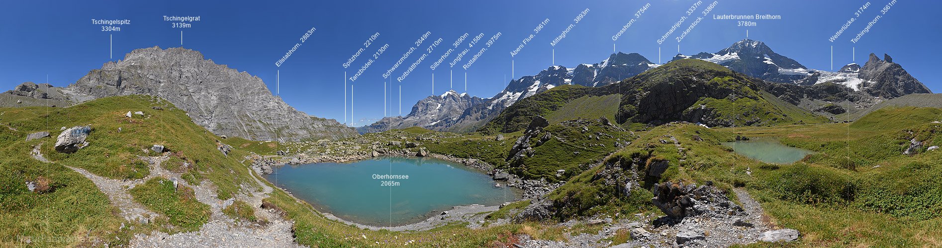 P016637: 360° Panoramafoto Oberhornsee und hinteres Lauterbrunnental (ENTWURF)