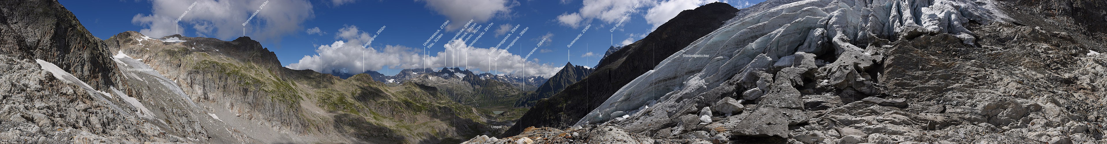 P016686: 360° Panoramafoto Steinlimigletscher
