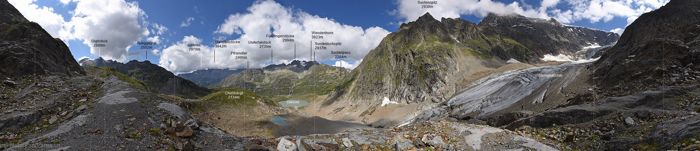 P016693: 360° Panoramic photo Stein glacier (Summer 2015)