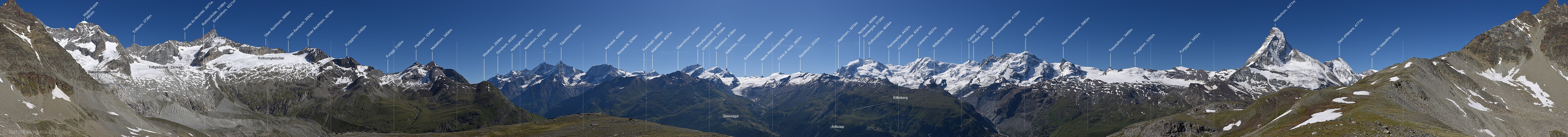 P018192: 360° Gipfelpanorama Hüenerchnubel, Höhbalmen
