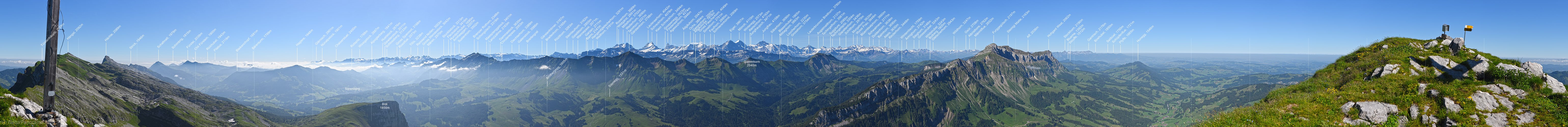 P019904a: 360° Gipfelpanorama Schibengütsch (Schrattenfluh)