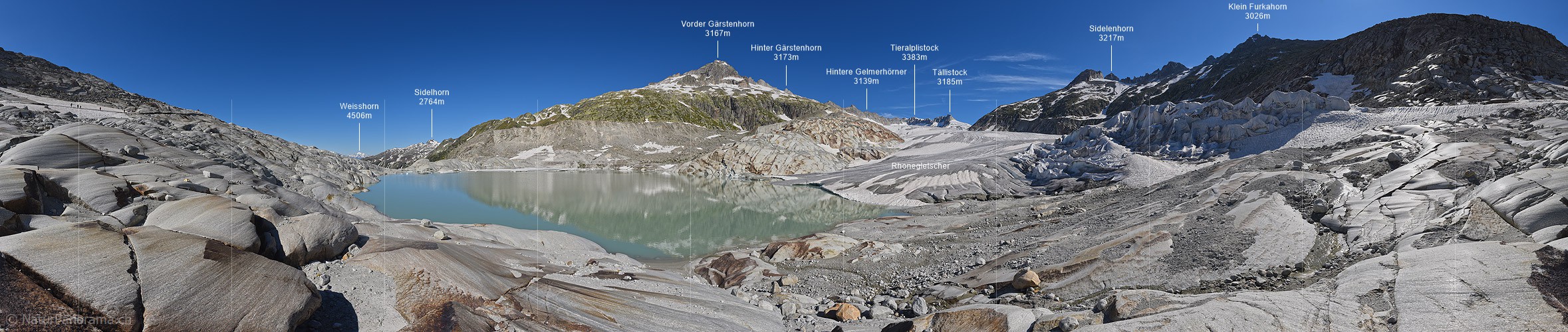 P021615: 360° Panorama Rhone glacier (Date: 6.2017)