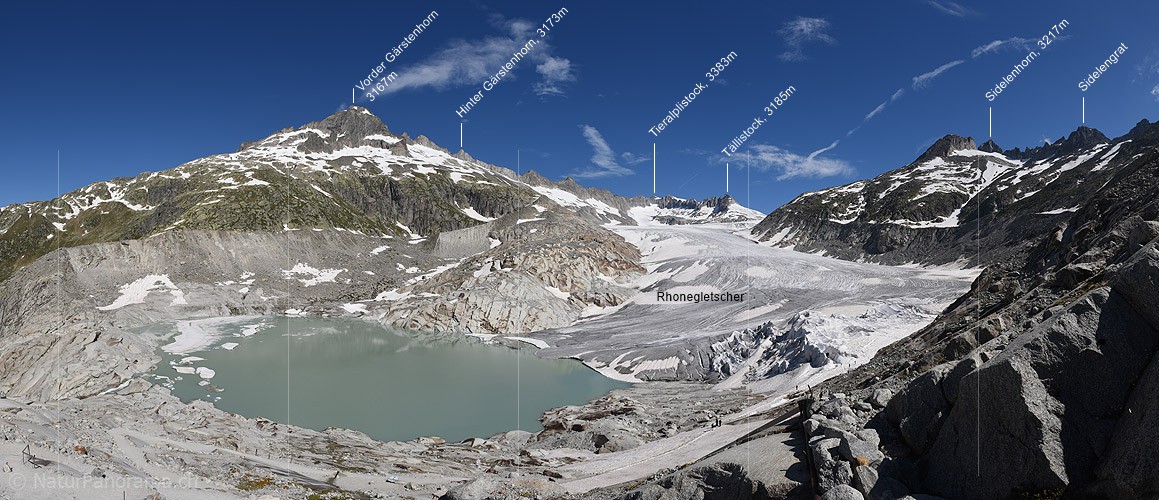 P021625: Panoramafoto Rhonegletscher (Stand 6.2018)