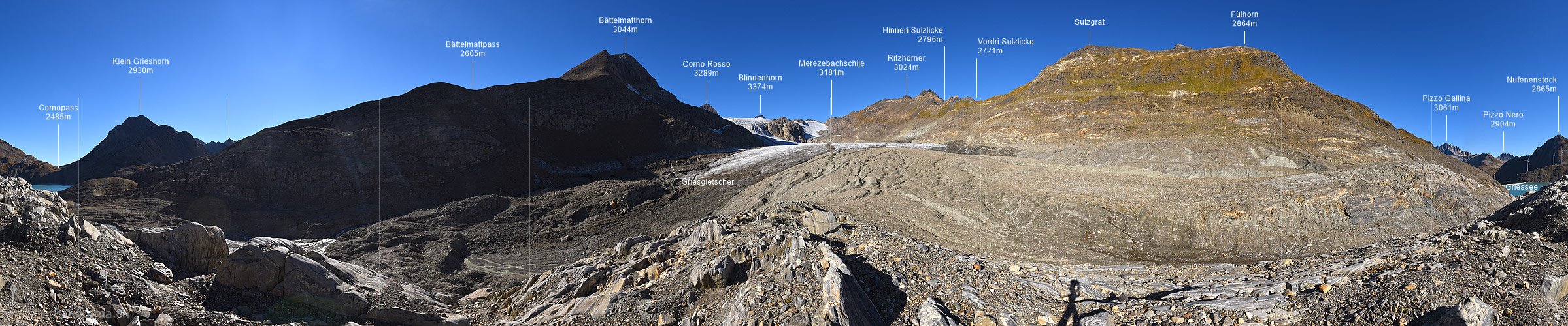P022401: 360° Panoramafoto Griesgletscher (Stand 9.2018)