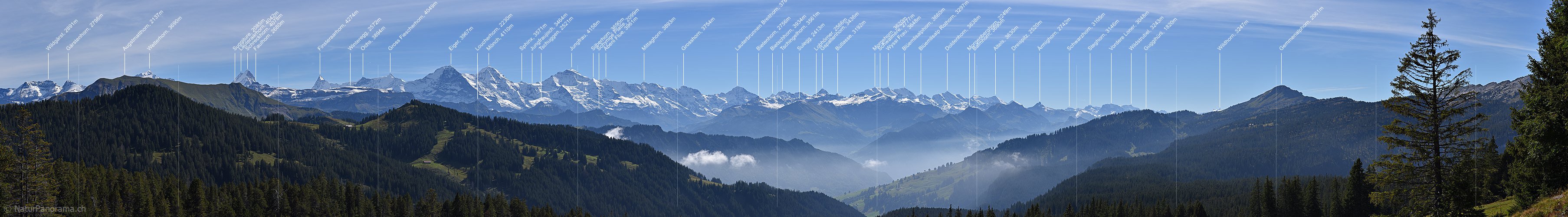 P025454: Alpenpanorama Berner Alpen von den Voralpen