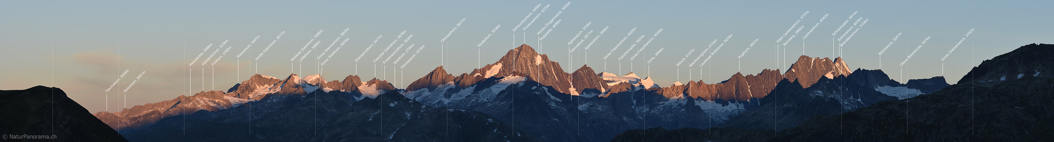 P020213a: Panoramafoto Berner Alpen vom Furkapass