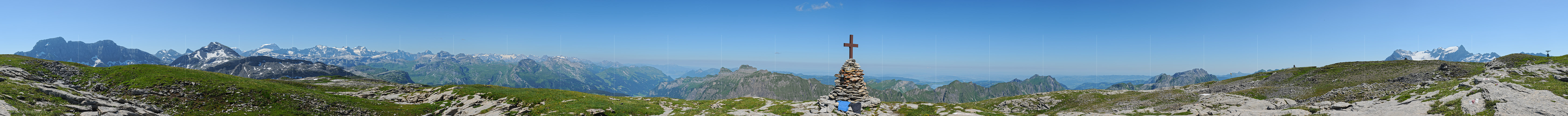 P007856a: 360° Gipfelpanorama Silberen