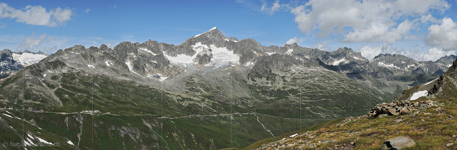 P005428a: Grosspanoramafoto Furkapass und Galenstock