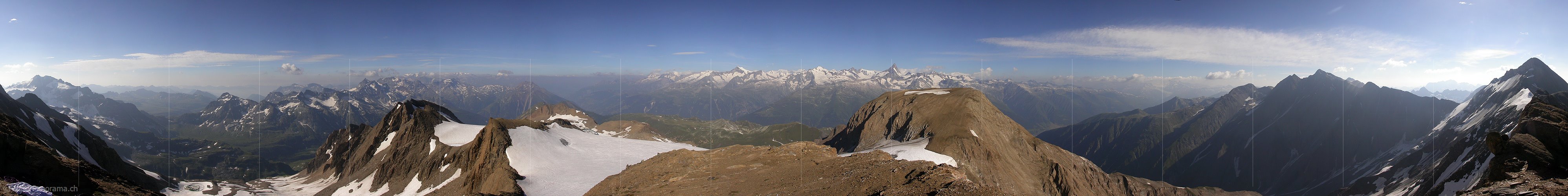 P000014: Gipfelpanorama Ober Rappehorn, Oberwallis