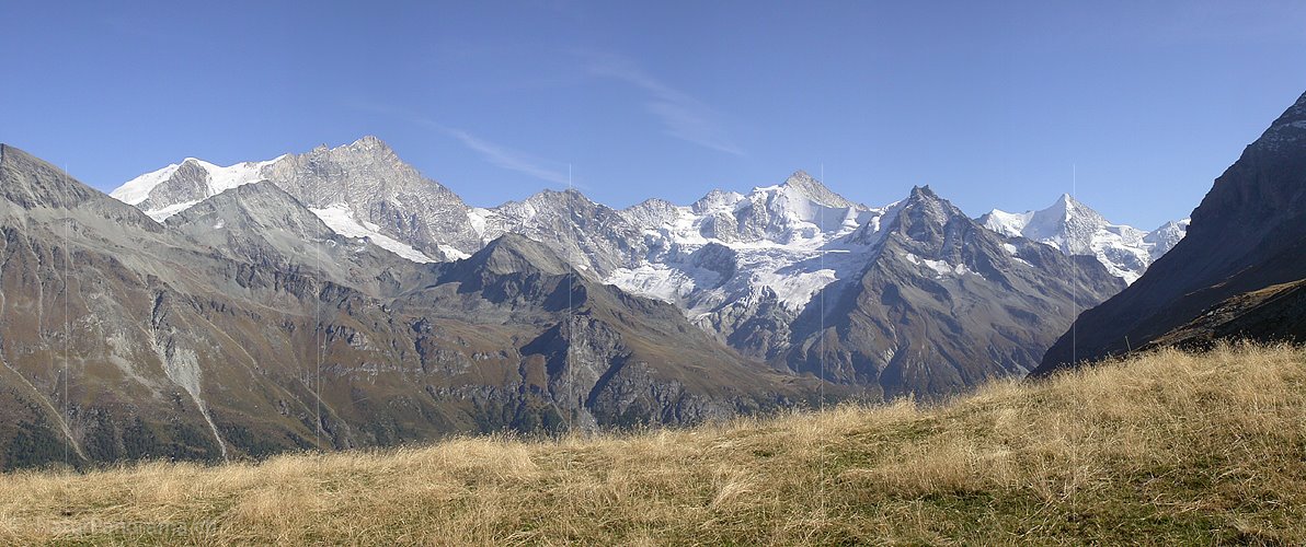 P000024: Panoramabild Sorebois, Zinal