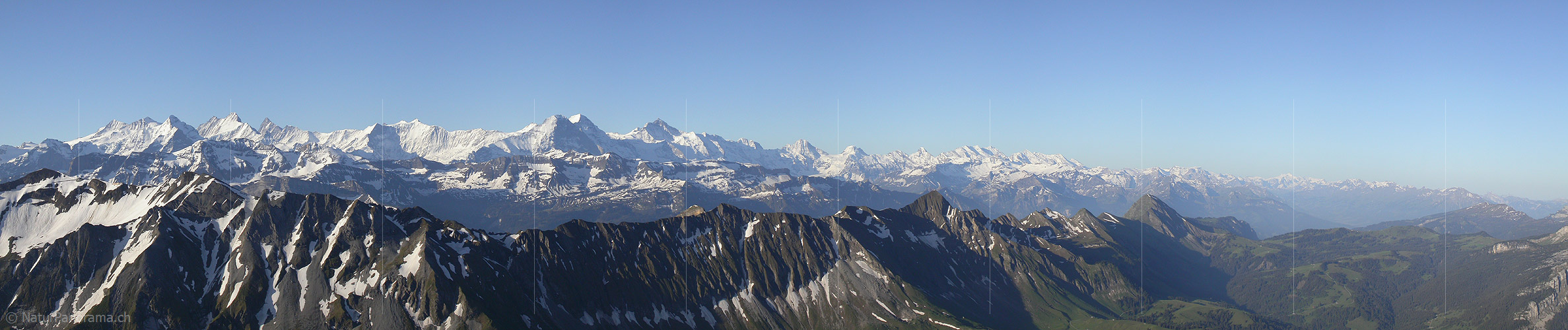 P000049: Panorama Berner Alpen (Luftaufnahme)